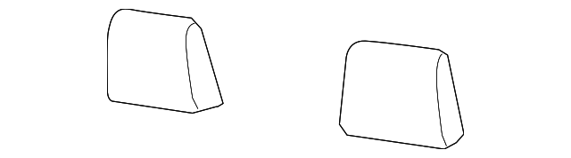 1UN40DX9AA Деталь HEADREST, LEFT