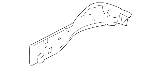 GJ6A54320B Деталь OUTER RAIL, LEFT