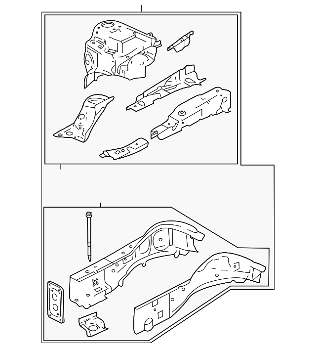 GJYA-54-20YB Деталь APRON/RAIL ASSY, LEFT