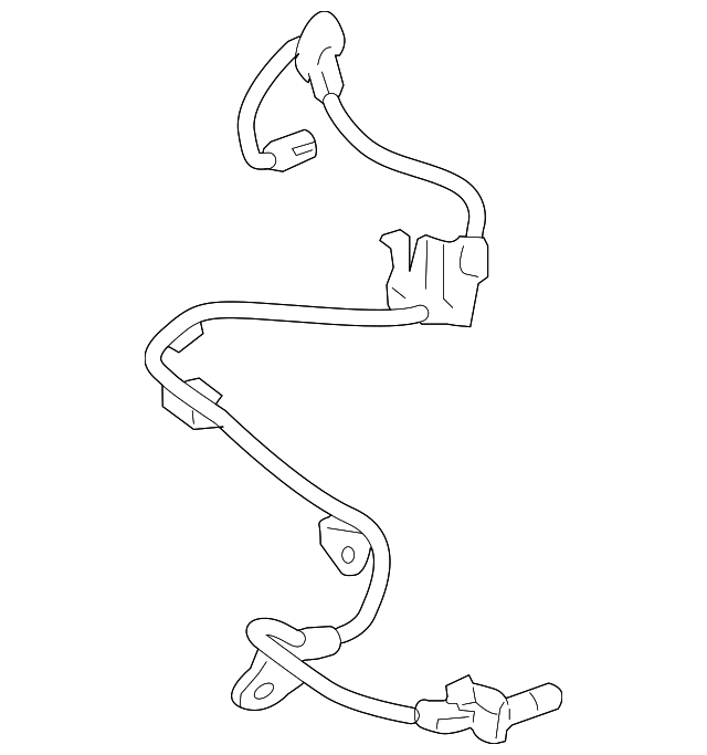 89545-42040 Деталь ABS SENSOR WIRE, RIGHT