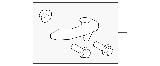69204-0D090 HANDLE BASE, LEFT