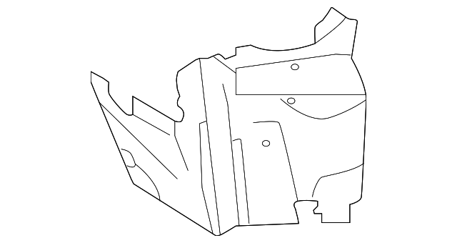 423-863-502 Деталь SOUND ABSORBER, RIGHT