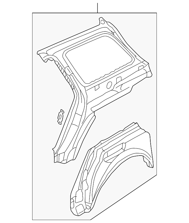 4B9-810-182-B INNER PANEL ASSY, RIGHT