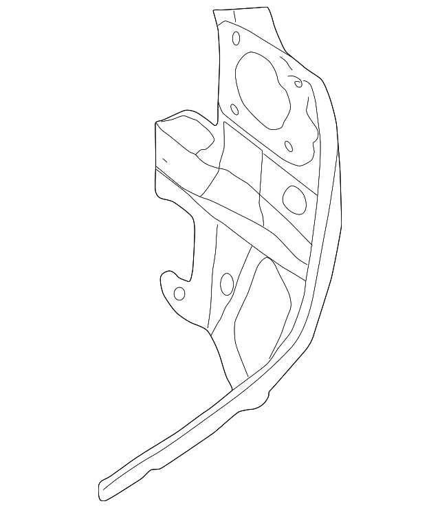4B9-809-649-C TAIL LAMP POCKET, LEFT