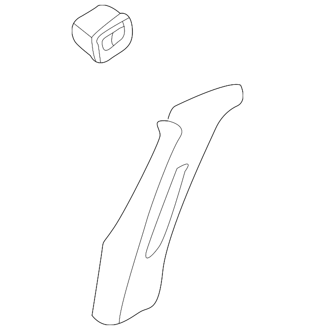 94012AE04AGF Деталь CENTER PLR TRIM, RIGHT