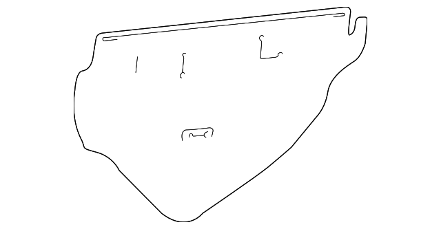67841-33040 Деталь WATER DEFLECTOR, RIGHT