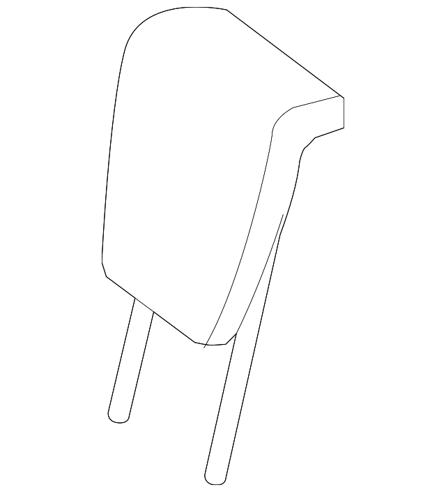 86480-4BA0B Деталь HEADREST, LEFT