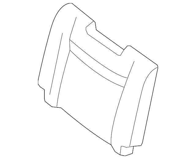 89611-4BA0A Деталь SEAT BACK PAD, RIGHT