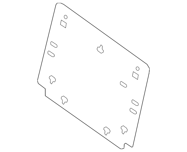 89605-4BA0A Деталь SEAT BACK PANEL, RIGHT