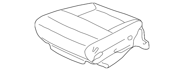81131-S0X-A02ZA Деталь COVER, R. FR. SEAT CUSHION TRIM *NH284L*