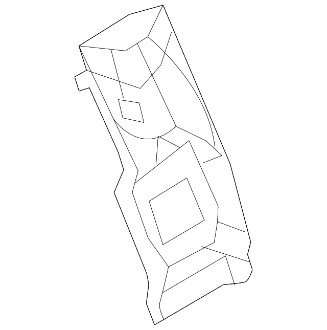 7B0-809-889 Деталь TAIL LAMP POCKET, LEFT