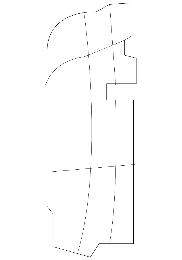 7B0-803-423-A Деталь WHEELHOUSE PANEL, RIGHT