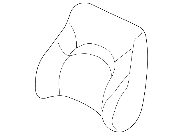 88470-39721-PDN Деталь SEAT BACK COVER, RIGHT