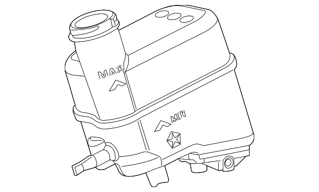 68211909AA Деталь MASTER CYLINDER RESERVOIR