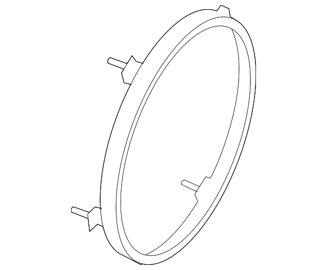 68003772AA Деталь HEADLAMP BEZEL, LEFT