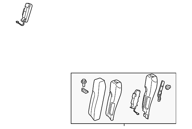 71550-06571-C1 Деталь SEAT BACK END, LEFT