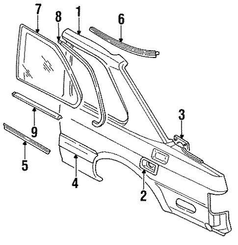 M30 QUARTER PANEL & COMPONENTS
