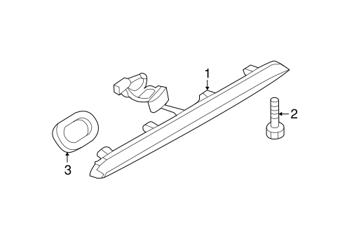 3 HIGH MOUNT LAMPS