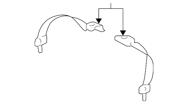 89801-25510-ZE Деталь CENTER SEAT BELT