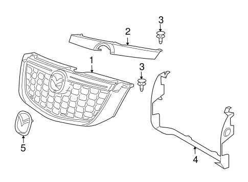 Tribute GRILLE & COMPONENTS 2