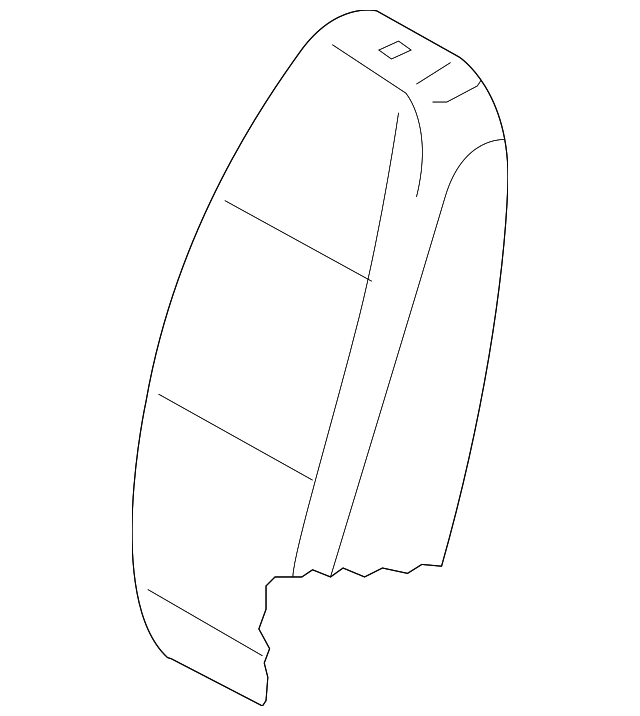 1K5-881-776-AN Деталь SEAT BACK PAD, RIGHT