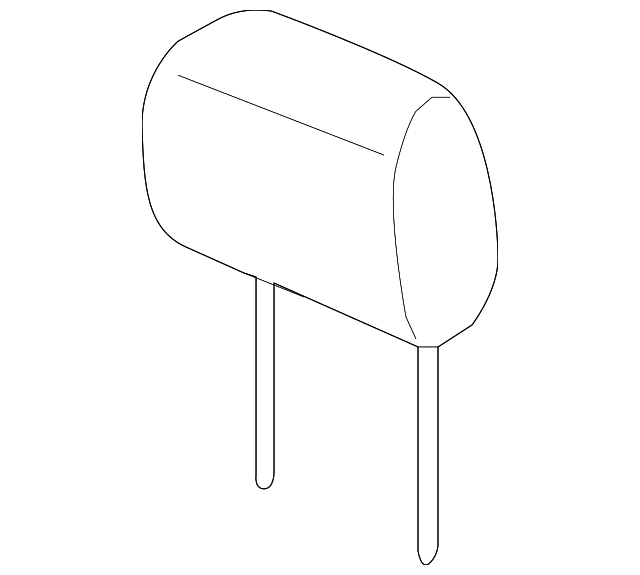 1K0-881-901-BB-80U Деталь HEADREST, LEFT