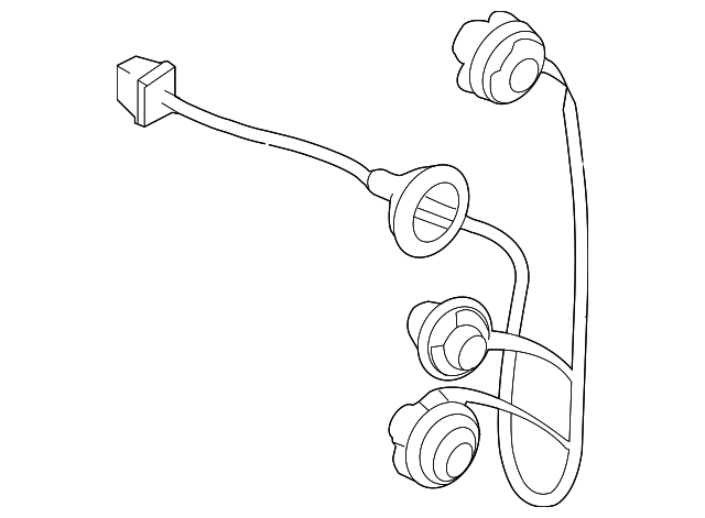 19316436 Деталь SOCKET & WIRE, RIGHT