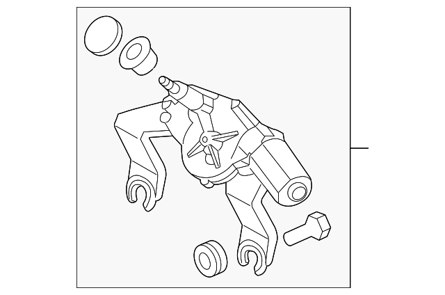 98700-3W000 MOTOR & LINKAGE