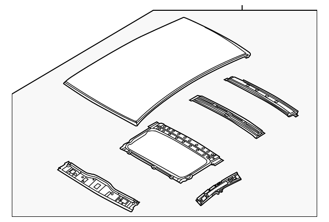 96533698 Деталь ROOF PANEL