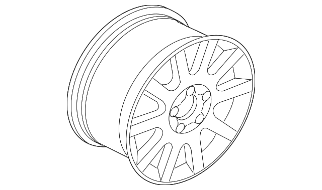 1J0-601-025-AF-1Z2 WHEEL, ALLOY