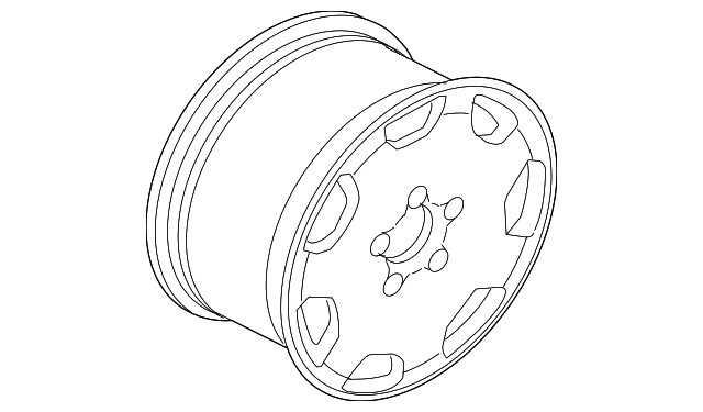 1J0-601-025-AK-1Z2 WHEEL, ALLOY
