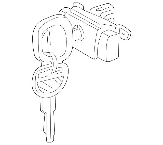 69056-17080 Деталь CYL & KEYS