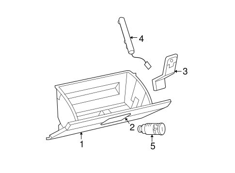 Sebring GLOVE BOX 2