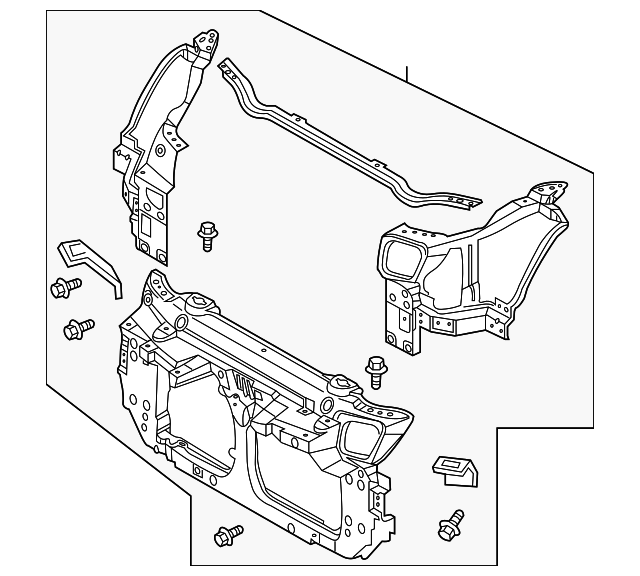 62500-CD700 Деталь RADIATOR SUPPORT