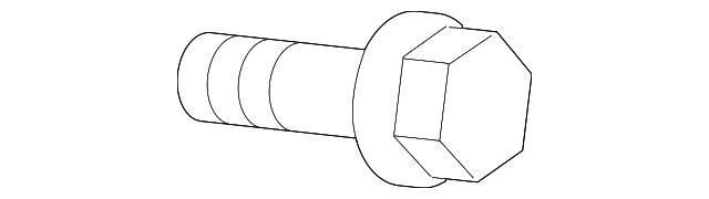 -W710934-S439 Деталь UPPER HINGE BOLT, LEFT