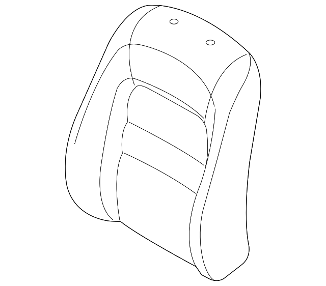 GP9A88181A02 Деталь SEAT BACK COVER