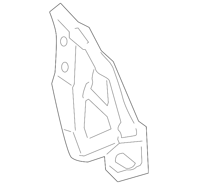 53258-48030 Деталь BRACKET, LEFT