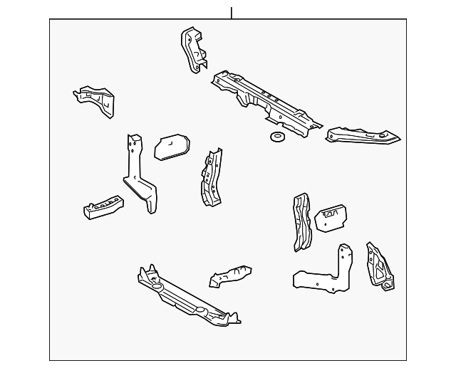 53201-48070 Деталь RADIATOR SUPPORT