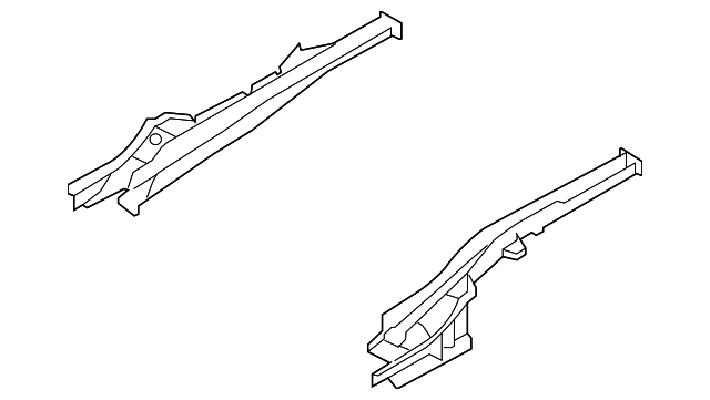65710-2H010 Деталь REAR RAIL, LEFT