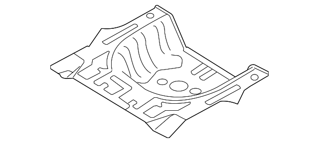 65513-2H010 Деталь REAR FLOOR PAN