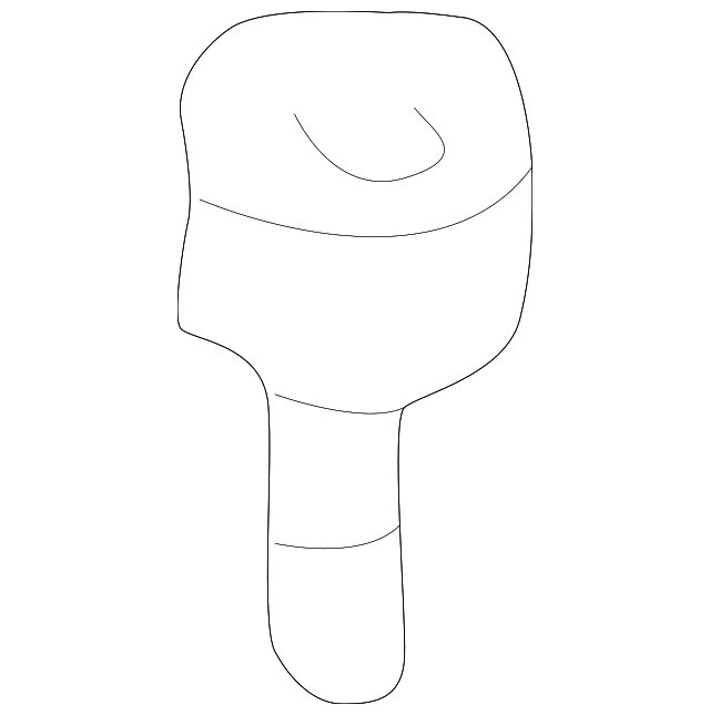 8N0-810-967 Деталь FUEL DOOR STOP