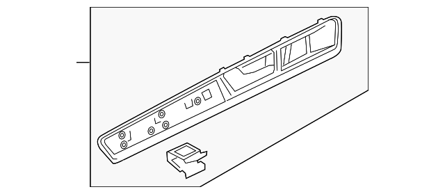 7P6-867-101-BE-OUM Деталь HANDLE, INSIDE, LEFT