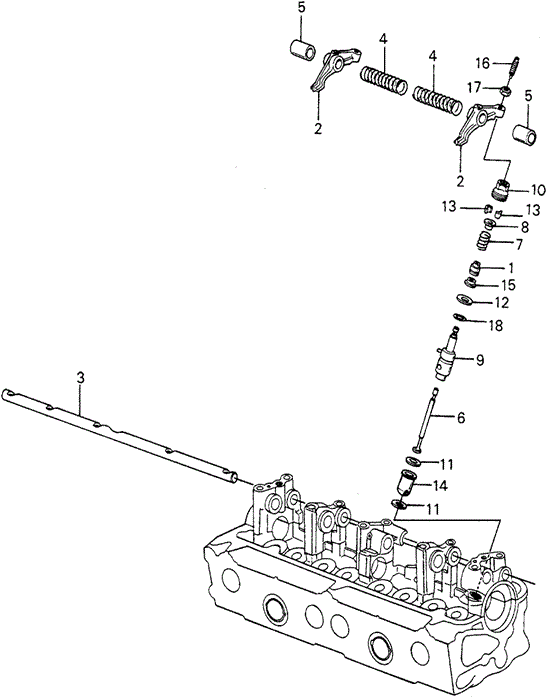 ENGINE/AUXILIARY VALVE for 1983 Honda CIVIC HATCHBACK #1