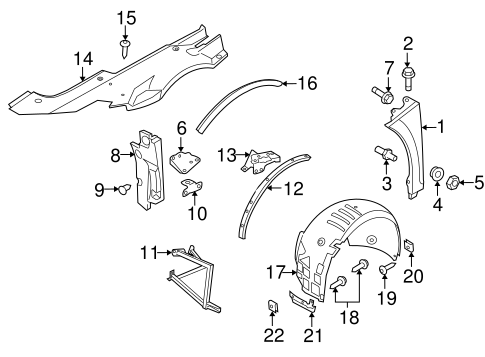 R8 FENDER & COMPONENTS