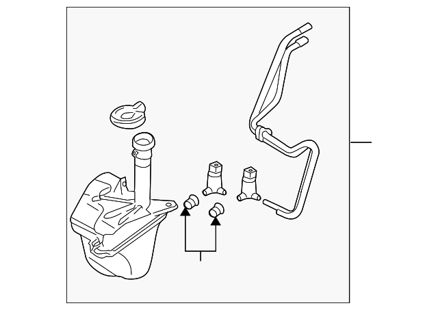 ZZC1-76-671 Деталь WASHER RESERVOIR