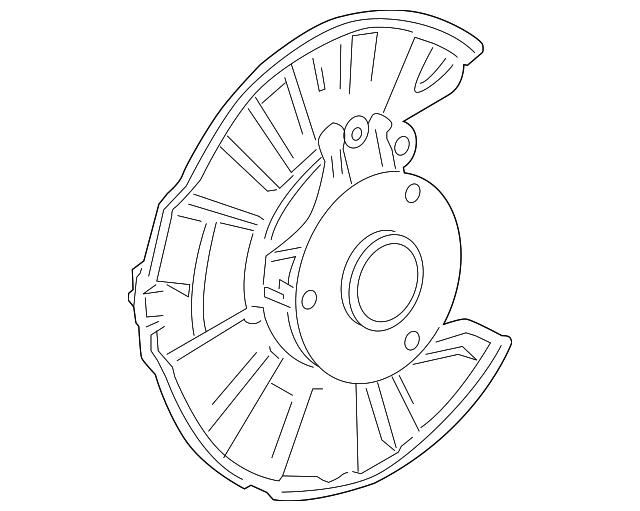 451-421-01-20 Деталь SPLASH SHIELD, LEFT