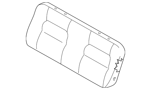 0K52Y-57350BGE3 Деталь SEAT BACK
