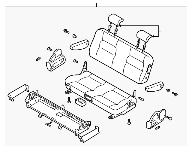 0K52Y-57300NCQ3 Деталь SEAT ASSY