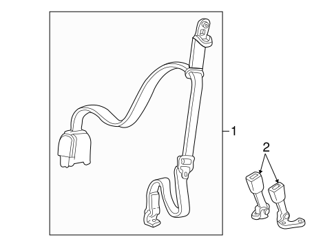 Explorer REAR SEAT BELTS