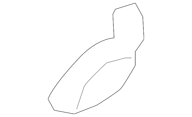 85849-B2000BF3 UPR CTR PLR TRIM HOLE COVER, LEFT